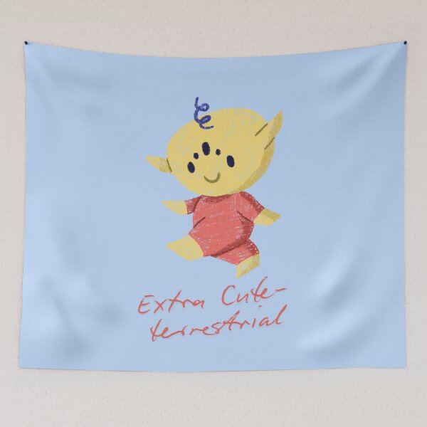 Item preview, Extra Cute-terrestrial designed and sold by CaroDiario.