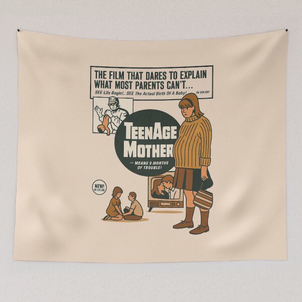 Item preview, TeenAge Mother – 9 Months of Trouble! designed and sold by ChickenFund.