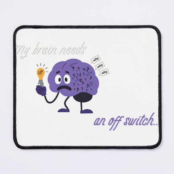 Item preview, Overthinking T-shirt Brain Mental Relatable Overthinker Thoughts designed and sold by Silly Shapes Co..