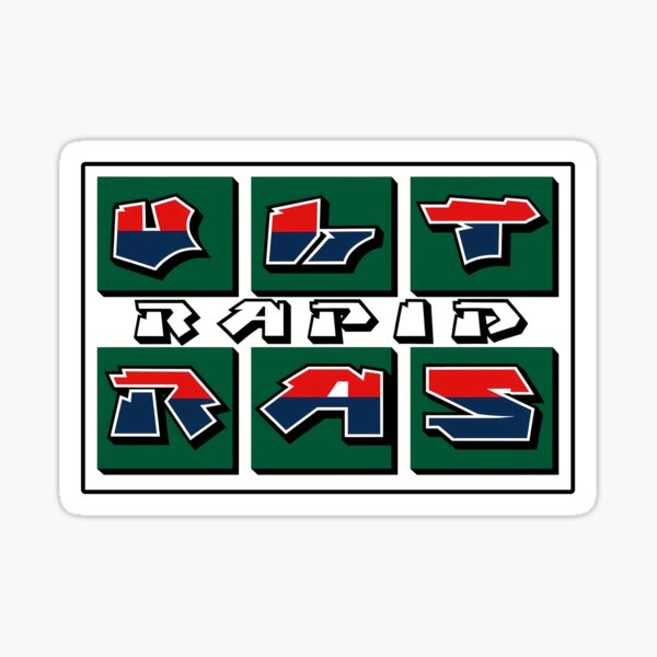 Item preview, Ultras Rapid Grün-Weiß Forever designed and sold by canvasriddle.
