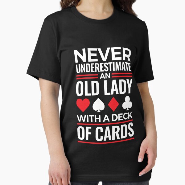 Item preview, Bridge Player Grandma Never Underestimate An Old Lady with a Deck of Cards designed and sold by jaygo.