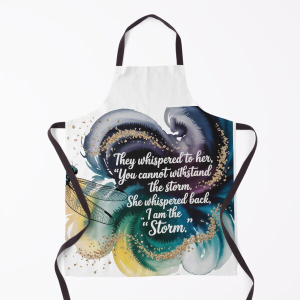 Item preview, They Whispered to her, "You Cannot Withstand The Storm." She Whispered Back, "I Am The Storm" Multicolored Watercolor Dragonfly 003 designed and sold by TeesYouWant.