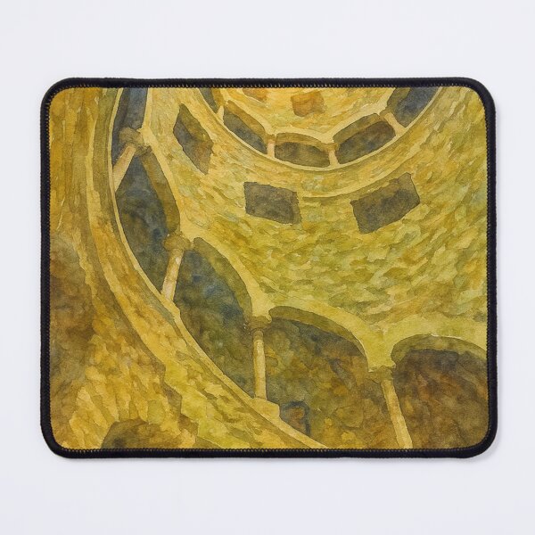 Item preview, Mystical Spiral Staircase – Watercolor of Sintra’s Initiation Well designed and sold by Moments Abroad.