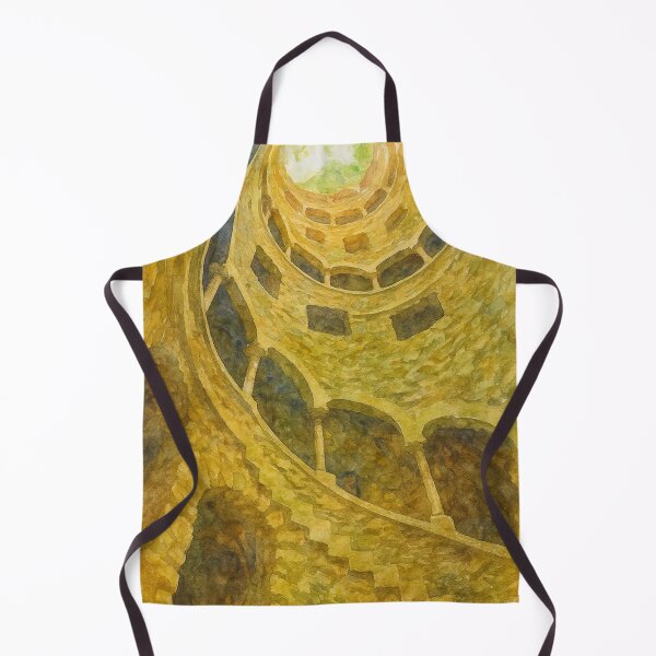 Item preview, Mystical Spiral Staircase – Watercolor of Sintra’s Initiation Well designed and sold by Moments Abroad.