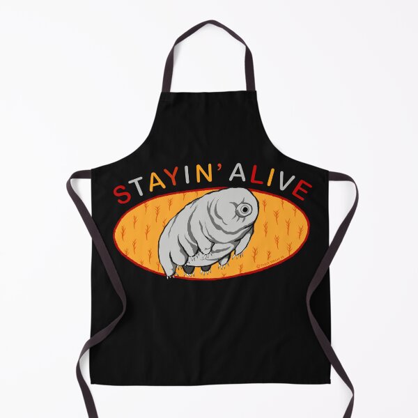 Item preview, Funny Tardigrade 'Stayin’ Alive' science humor design designed and sold by PaulaJKnight .