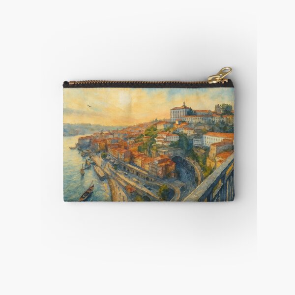 Item preview, Sunlit Porto: Watercolor View from Dom Luís I Bridge designed and sold by Moments Abroad.