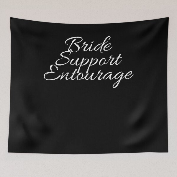 Item preview, Bride Support Entourage Shirt Bride Wedding Apparel Funny Wedding Shirt designed and sold by KentuckyGirlTee.
