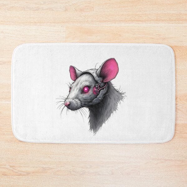 Item preview, Rat cyberpunk pink designed and sold by HiresFilm.