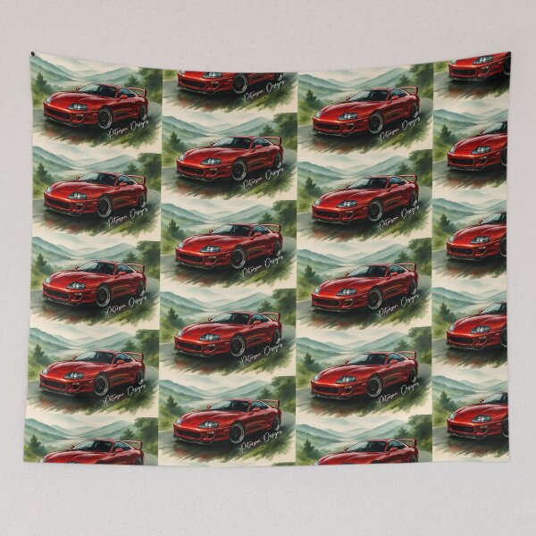 Item preview, Mark IV Toyota Supra Fanart (Chrome Red) designed and sold by Peterson Designs.