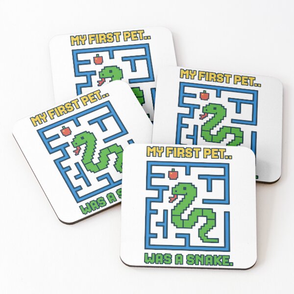 Item preview, My First Pet Was a Snake – Retro Pixel Game T-Shirt designed and sold by TeeTimeTreasure.
