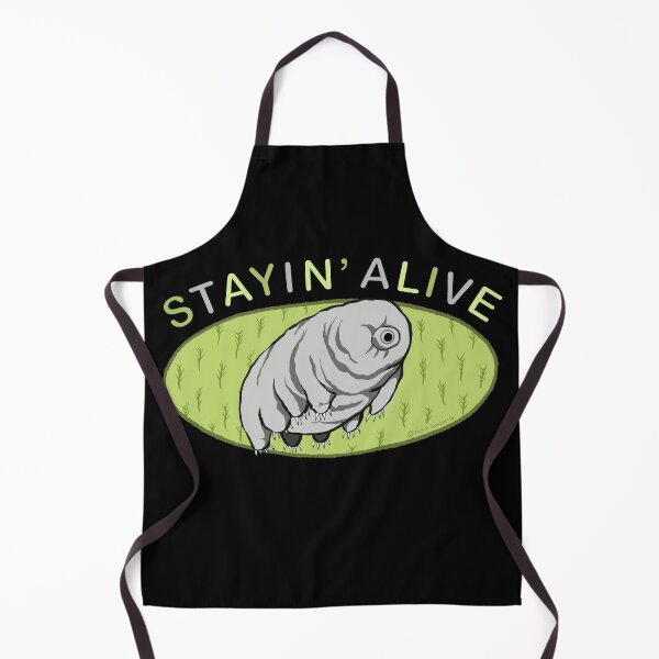 Item preview, Funny Tardigrade 'Stayin’ Alive' science design green designed and sold by PaulaJKnight .