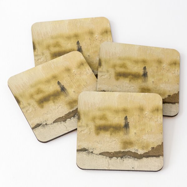 Item preview, white wall with exposed bricks and green spots designed and sold by felipequeiroz.