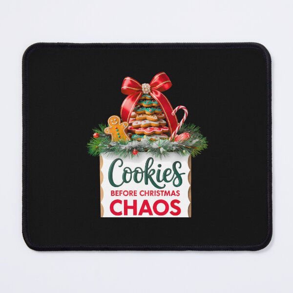 Item preview, Cookies Before Christmas Chaos: Funny Holiday Baking Art designed and sold by elynne9.