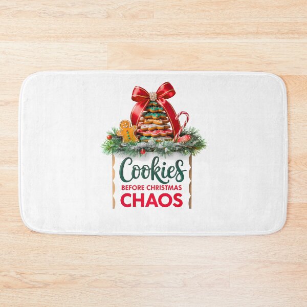 Item preview, Cookies Before Christmas Chaos:  Funny Holiday Baking Art designed and sold by elynne9.