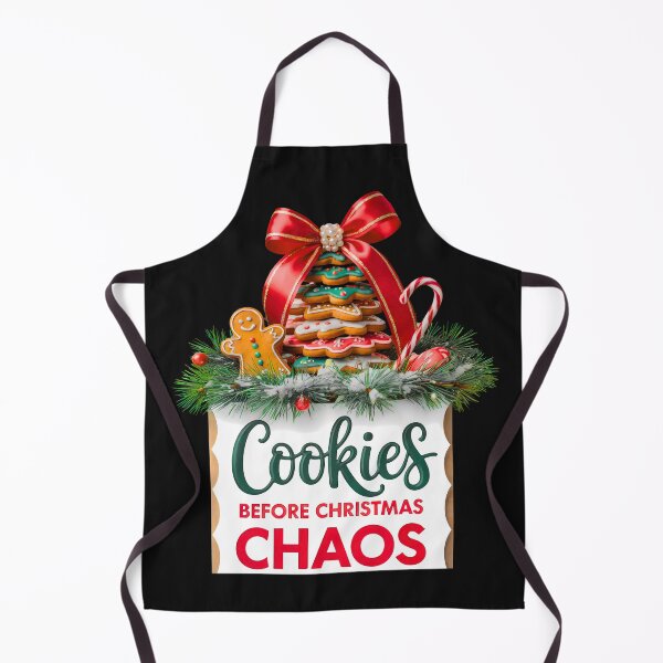 Item preview, Cookies Before Christmas Chaos: Funny Holiday Baking Art designed and sold by elynne9.