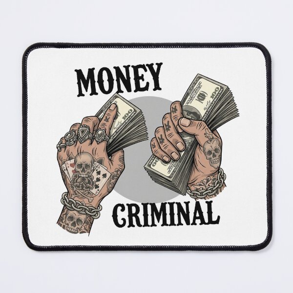 Item preview, Money Criminal Illustration designed and sold by dreephic22.