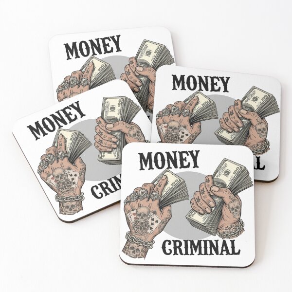 Item preview, Money Criminal Illustration designed and sold by dreephic22.