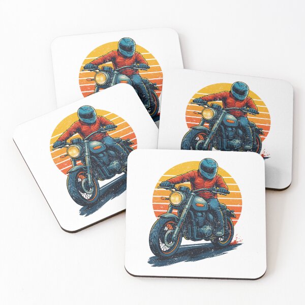Item preview, Biker - Sunset Thrill Ride designed and sold by PickledjoArt.