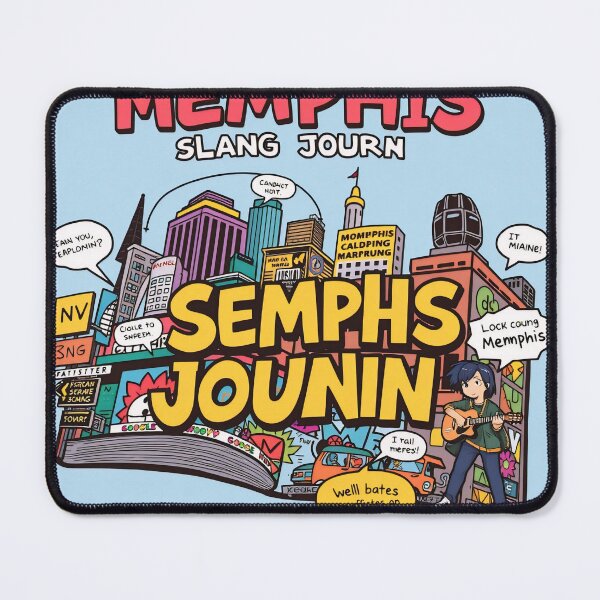 Artikelvorschau, Memphis Slang Journal entworfen und verkauft von casamomo.