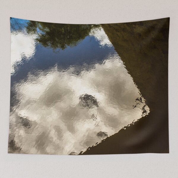 Item preview, reflection of sky with clouds in water designed and sold by felipequeiroz.