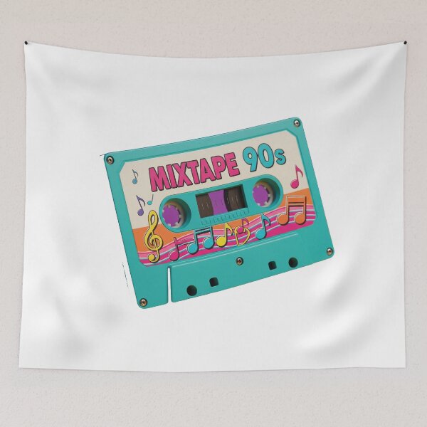 Item preview, Mixtape 90s – Retro Cassette Tape Pop Art for Music Lovers designed and sold by 001Haiba.