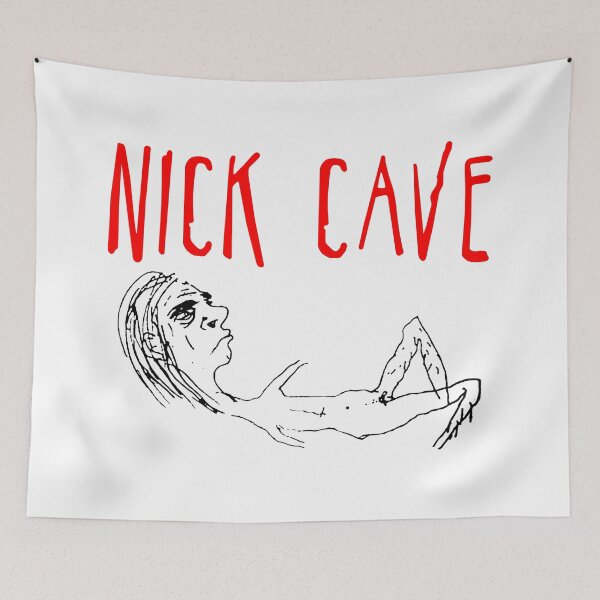 Item preview, Man Line Art With Red Typography designed and sold by nerdyygraphic.