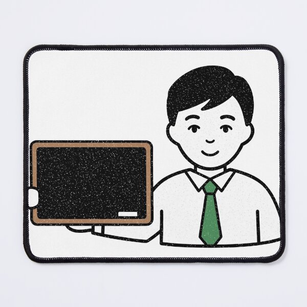 Item preview, Teacher Pride – Minimalist Chalkboard Icon Art designed and sold by 001Haiba.