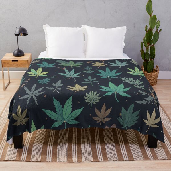 Item preview, Cannabis Nature Dark Fantasy Abstract Pattern Artistic Colorful designed and sold by ART ATTACK ZONE.