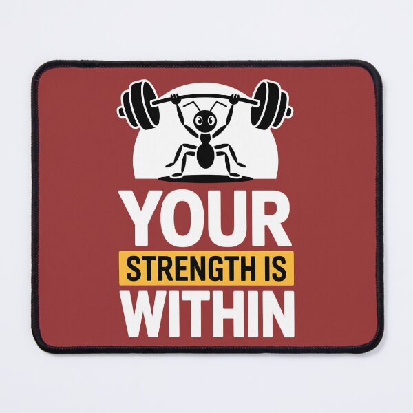 Item preview, Ant Lifting Barbell Inner Strength designed and sold by AdibaArt.