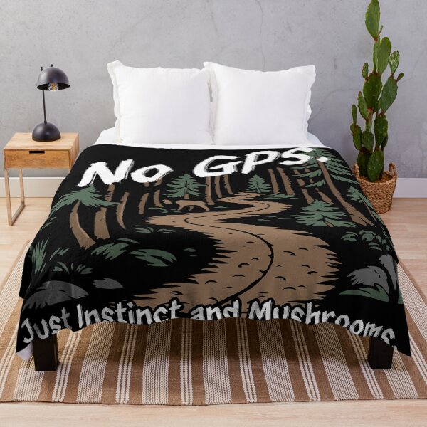 Item preview, No GPS. Just Instinct and Mushrooms. designed and sold by Milena R..
