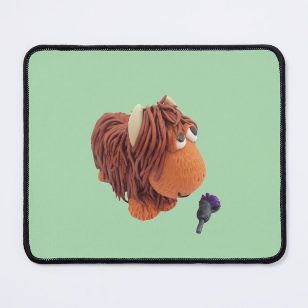 Item preview, Hairy highland cow with a cute face and smile! designed and sold by Teddyella Treasures.