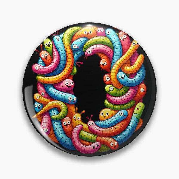 Item preview, A wiggle of worms, cartoon fun designed and sold by LoneAngel.