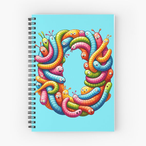 Item preview, A wiggle of worms, cartoon fun designed and sold by LoneAngel.