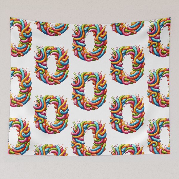 Item preview, A wiggle of worms, cartoon fun designed and sold by LoneAngel.