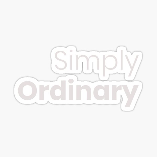 Item preview, Simply Ordinary Minimalist Sans Serif Typography designed and sold by trepiu.