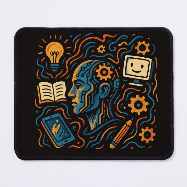 Item preview, Educational technology Robot & AI Learining designed and sold by Lunari Prints.
