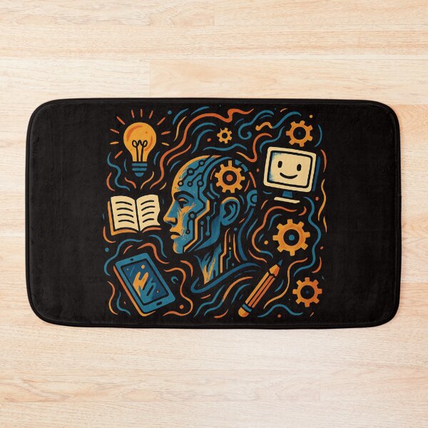 Item preview, Educational technology Robot & AI Learining designed and sold by Lunari Prints.