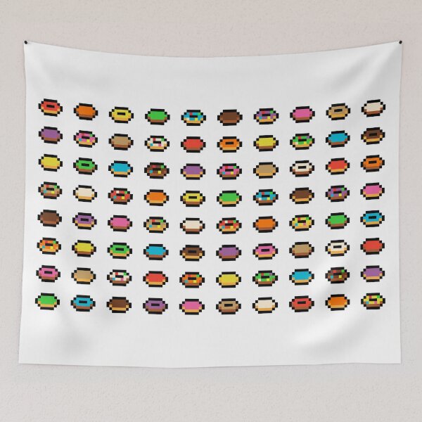 Item preview, Colorful Mini Pixel Donut Selection designed and sold by gkillerb.
