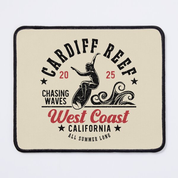 Item preview, Surfing Cardiff Reef Surf San Diego County California designed and sold by eclecTEEq.