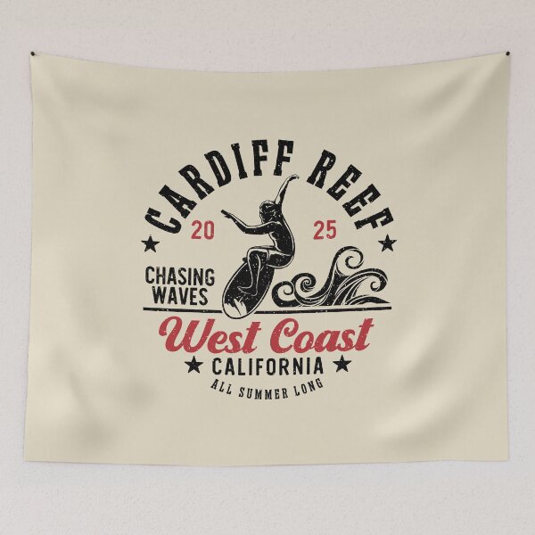 Item preview, Surfing Cardiff Reef Surf San Diego County California designed and sold by eclecTEEq.