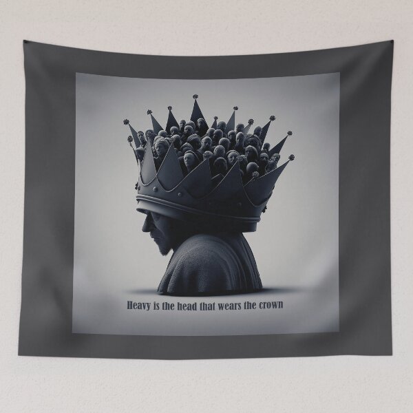 Item preview, Heavy Is The Head That Wears The Crown designed and sold by Abstractarium.