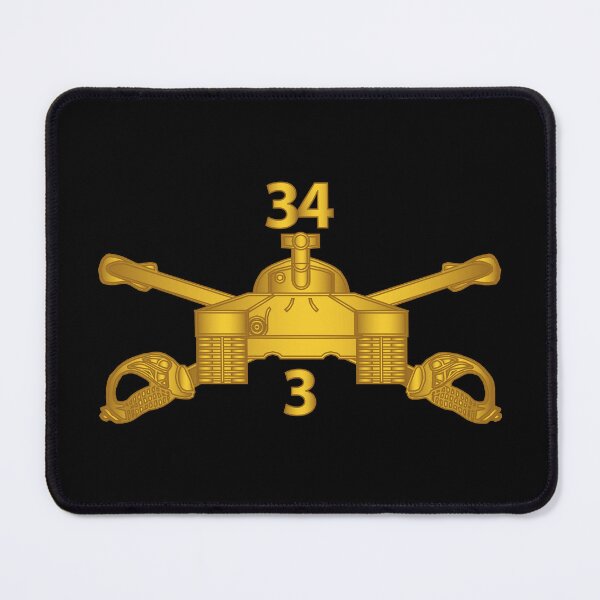 Item preview, Army - 3rd Bn 34th Armor - Armor Branch wo Txt designed and sold by Military Insignia Products.