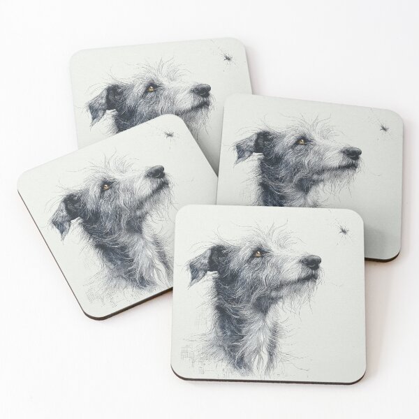 Item preview, Deerhound and insect designed and sold by aghnadarragh.
