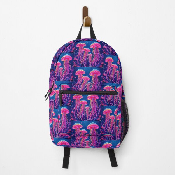 Item preview, Colorful neon colors with jellyfish family designed and sold by Dogandesighn.