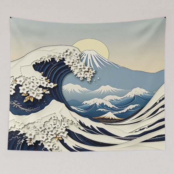 Item preview, Pastel Shards – Sea and Fuji in Poetry. designed and sold by Ralek.