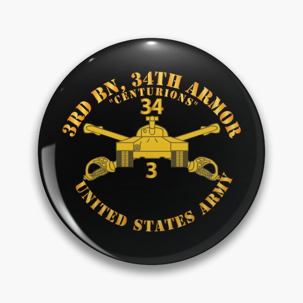 Item preview, Army - 3rd Bn, 34th Armor - Centurions  - Armor Branch designed and sold by Military Insignia Products.