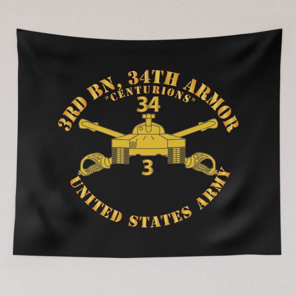 Item preview, Army - 3rd Bn, 34th Armor - Centurions  - Armor Branch designed and sold by Military Insignia Products.