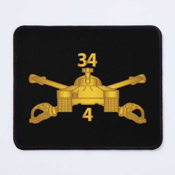 Item preview, Army - 4th Bn 34th Armor - Armor Branch wo Txt designed and sold by Military Insignia Products.