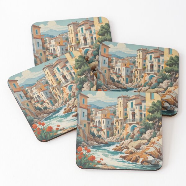 Item preview, South of France painting designed and sold by GasconyPassion.