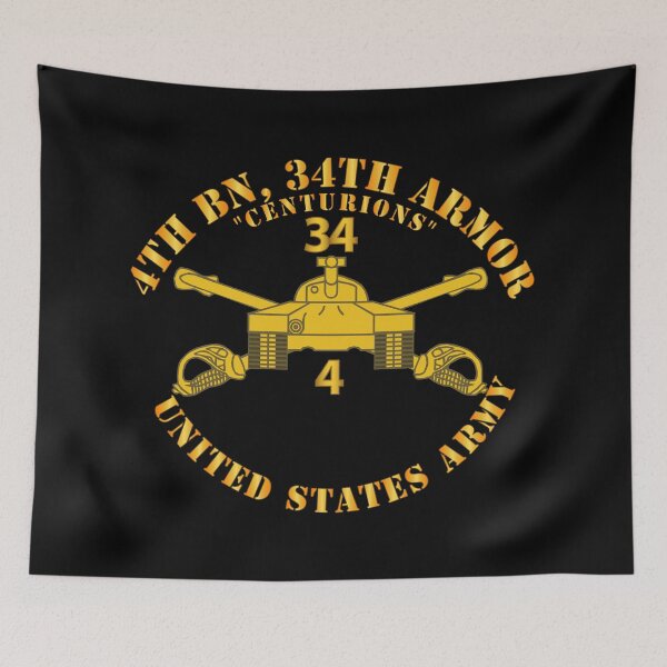 Item preview, Army - 4th Bn, 34th Armor - Centurions  - Armor Branch designed and sold by Military Insignia Products.